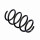Suspension Spring Set Front Axle Coil Spring Ø 12.3 mm EIBACH for VW GOLF