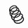Suspension Spring Set Front Axle Coil Spring Ø 12.3 mm EIBACH for VW GOLF