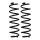 Suspension spring set rear axle Ø 10.5 mm 354 mm EIBACH for SEAT LEON and others