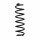 Suspension spring set rear axle Ø 10.5 mm 354 mm EIBACH for SEAT LEON and others