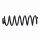 Rear Suspension Spring Set Ø 11.8 mm EIBACH for SKODA OCTAVIA and others