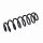 Rear Suspension Spring Set Ø 11.8 mm EIBACH for SKODA OCTAVIA and others