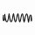Rear Suspension Spring Set Ø 11.8 mm EIBACH for SKODA OCTAVIA and others