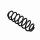 Rear Suspension Spring Set Ø 11.8 mm EIBACH for SKODA OCTAVIA and others