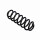 Suspension Spring Set rear axle coil spring Ø 12.8 mm EIBACH for e.g. AUDI Q3