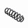 Suspension Spring Set rear coil spring Ø 12.3 mm EIBACH for e.g. VW PASSAT