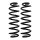Suspension spring set rear axle Ø 13 mm 361 mm EIBACH for e.g. SKODA SUPERB III