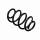 Suspension Spring Set rear coil spring Ø 13.5 mm EIBACH for MB GLA-CLASS