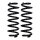 Suspension spring set rear axle Ø 13 mm 330 mm EIBACH for e.g. VW TOURAN
