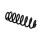Suspension Spring Set rear coil spring Ø 13.5 mm EIBACH for SKODA SUPERB