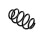 Suspension Spring Set rear axle coil spring Ø 13 mm EIBACH for MB GLA-CLASS