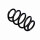 Suspension Spring Set rear coil spring Ø 12.8 mm EIBACH for MB GLA-CLASS