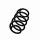 Suspension Spring Set rear coil spring Ø 12.2 mm EIBACH for MB GLA-CLASS
