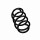 Suspension Spring Set rear coil spring Ø 12.2 mm EIBACH for MB GLA-CLASS