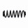 Suspension Spring Set rear coil spring Ø 13.5 mm EIBACH for e.g. VW TIGUAN