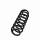 Suspension Spring Set rear coil spring Ø 12.8 mm EIBACH for SKODA SUPERB
