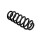 Suspension Spring Set rear coil spring Ø 14 mm EIBACH for e.g. CUPRA LEON