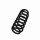 Suspension Spring Set rear coil spring Ø 13.3 mm EIBACH for SEAT ATECA