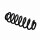 Suspension Spring Set rear coil spring Ø 13.3 mm EIBACH for SEAT ATECA