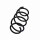 Suspension Spring Set front coil spring Ø 12.5 mm EIBACH for e.g. SEAT LEON
