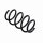 Suspension Spring Set front coil spring Ø 12.8 mm EIBACH for e.g. VW PASSAT