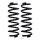 Suspension spring set rear axle Ø 12.8 mm 324 mm EIBACH for e.g. VW PASSAT B8