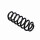 Suspension Spring Set rear coil spring Ø 12.8 mm EIBACH for e.g. VW PASSAT