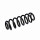 Suspension Spring Set rear coil spring Ø 12.8 mm EIBACH for e.g. VW PASSAT