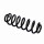 Suspension Spring Set rear coil spring Ø 13.5 mm EIBACH for e.g. VW PASSAT