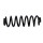 Suspension Spring Set rear coil spring Ø 13.8 mm EIBACH for e.g. VW PASSAT