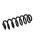 Rear Suspension Spring Set coil spring Ø 13.2 mm EIBACH for various vehicles