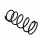 Suspension Spring Set rear coil spring Ø 13,5 mm EIBACH for MITSUBISHI PAJERO