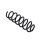 Suspension Spring Set rear coil spring Ø 10,8 mm EIBACH for RENAULT MEGANE