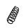 Suspension Spring Set rear coil spring Ø 10,8 mm EIBACH for RENAULT MEGANE