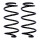 Suspension spring set front axle Ø 12.8 mm 319 mm EIBACH for e.g. AUDI A3