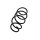 Suspension Spring Set front coil spring Ø 11 mm EIBACH for e.g. OPEL CORSA