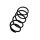 Suspension Spring Set front coil spring Ø 11.5 mm EIBACH for e.g. PEUGEOT 208