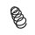 Suspension Spring Set front coil spring Ø 11.5 mm EIBACH for e.g. PEUGEOT 208