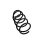 Suspension Spring Set front coil spring Ø 12.3 mm EIBACH for e.g. OPEL CORSA