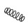 Suspension Spring Set rear coil spring Ø 9.3 mm EIBACH for PEUGEOT 208