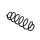Suspension Spring Set rear coil spring Ø 9.5 mm EIBACH for PEUGEOT 208