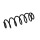 Suspension Spring Set rear coil spring Ø 9.5 mm EIBACH for PEUGEOT 208