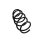 Suspension Spring Set front coil spring Ø 12.3 mm EIBACH for e.g. OPEL MOKKA