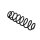 Suspension Spring Set rear coil spring Ø 10.5 mm EIBACH for e.g. PEUGEOT 2008