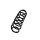 Suspension Spring Set rear coil spring Ø 10.5 mm EIBACH for e.g. PEUGEOT 2008