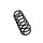 Suspension Spring Set rear coil spring Ø 10.8 mm EIBACH for PEUGEOT 2008