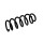 Suspension Spring Set front axle coil spring Ø 13.5 mm EIBACH for e.g. AUDI A4