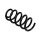 Suspension Spring Set front axle coil spring Ø 14.3 mm EIBACH for e.g. AUDI A7