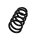Suspension Spring Set front axle coil spring Ø 14.3 mm EIBACH for e.g. AUDI A7