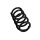 Suspension Spring Set front axle coil spring Ø 14.3 mm EIBACH for e.g. AUDI A7
